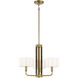 Chelsea 3 Light 22 inch Soft Brass Chandelier Ceiling Light